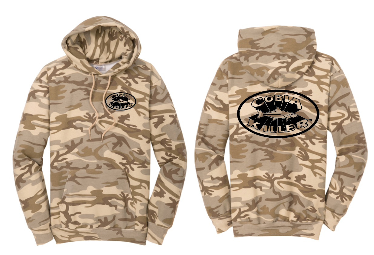 Custom Desert Camo Cobia Killer Hoodie