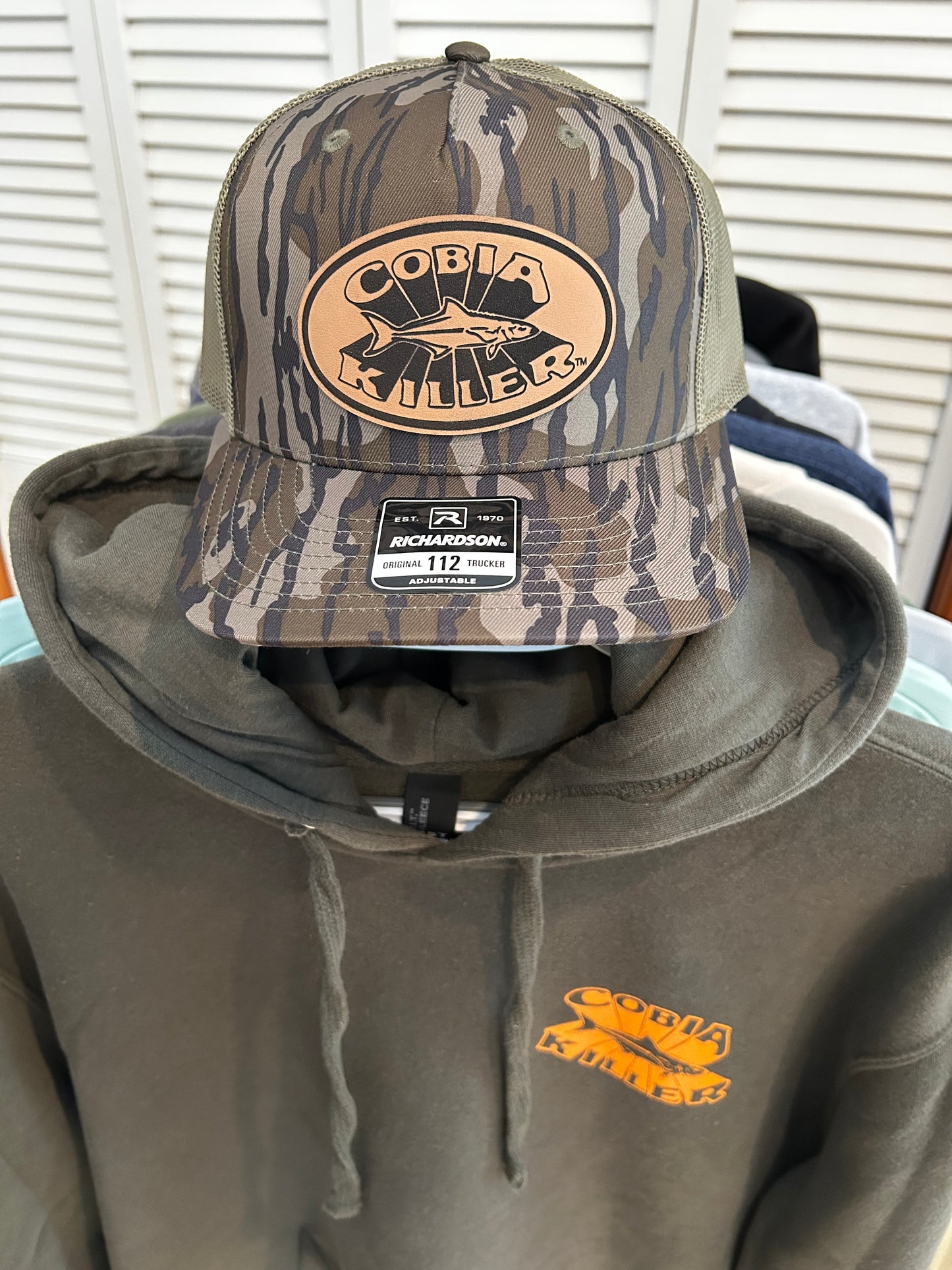 Richardson 112 Cobia Killer Bottomland Hat w Leather Patch