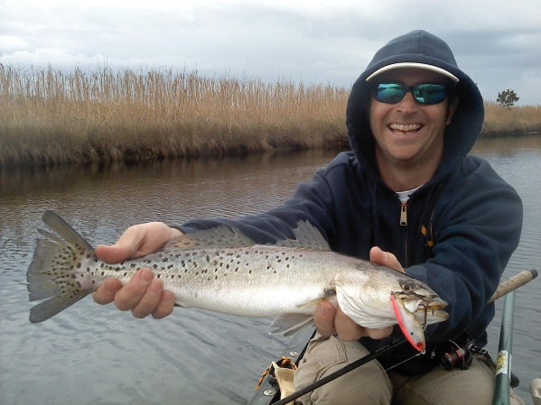Yup. Trout are in Creeks Already! Patience and Timing.....