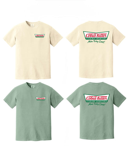 Ivory Krispy Kreme Cobia Killer T shirt “Make Today Count”