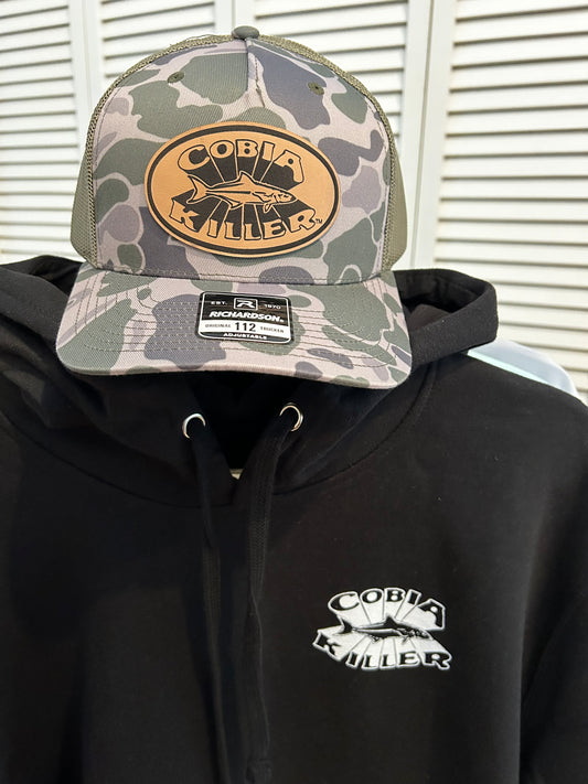 Richardson 112 Cobia Killer Duck Camo Hat with Leather Patch