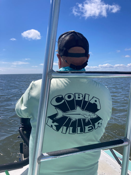 Pastel Mint Long Sleeve Cobia Killer “Cooling Shirt”
