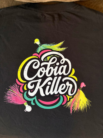 Black Cobiakiller bucktail t shirt
