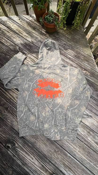 Custom Outdoor Camo Cobia Killer Hoodie w Blaze Orange
