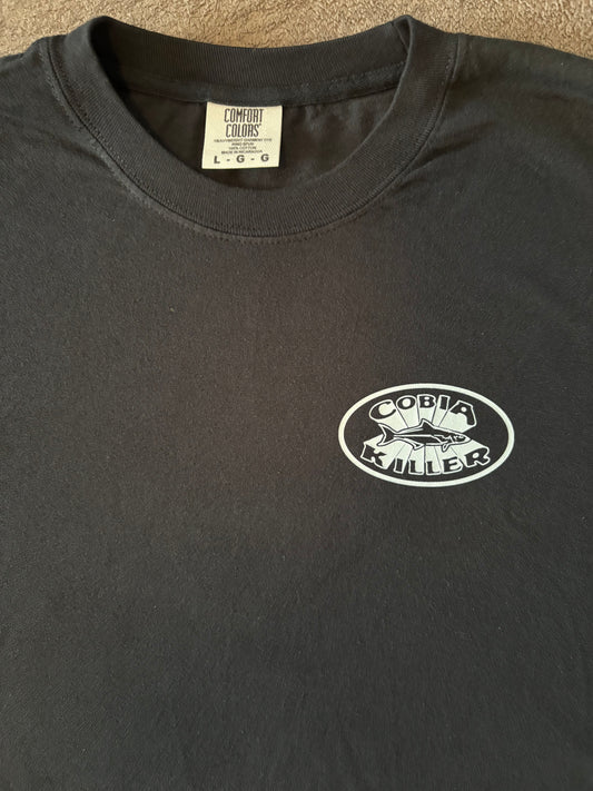 Black Cobiakiller bucktail t shirt